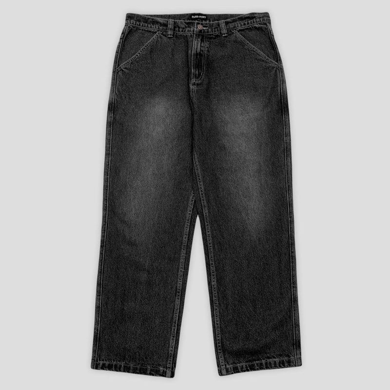 Workers Club Jean Pant – Faded Washed Black