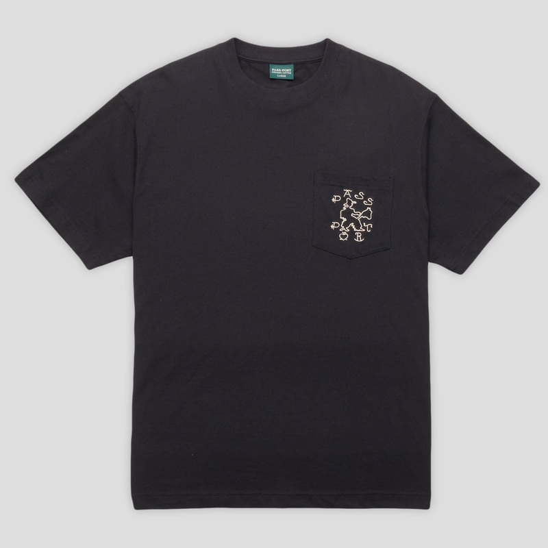 Cowpoke Organic Cotton Pocket Tee – Black
