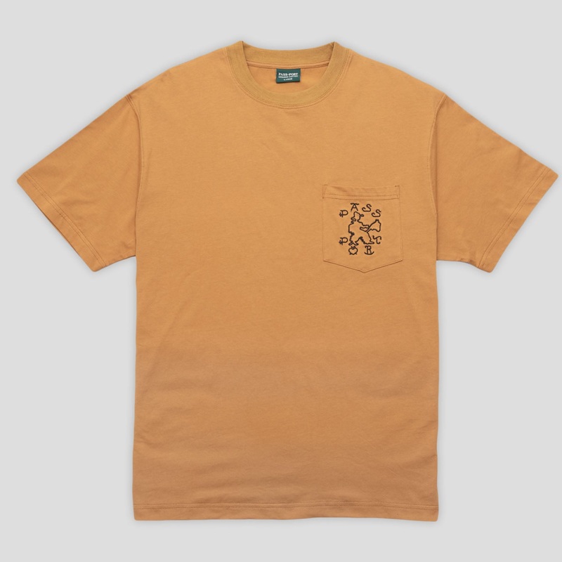 Cowpoke Organic Cotton Pocket Tee – Mustard