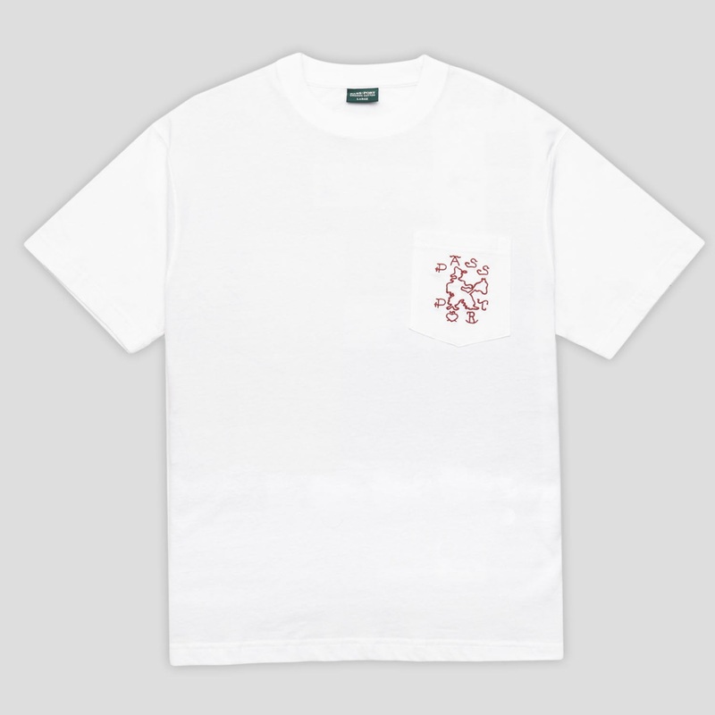 Cowpoke Organic Cotton Pocket Tee – White