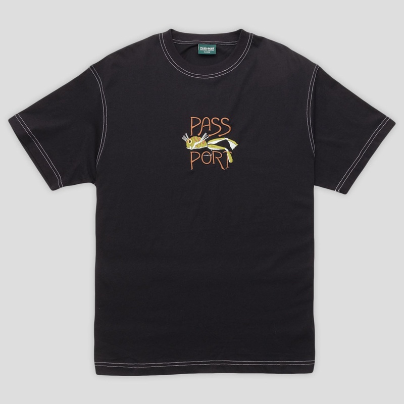 Frog Lure Organic Cotton Tee – Black