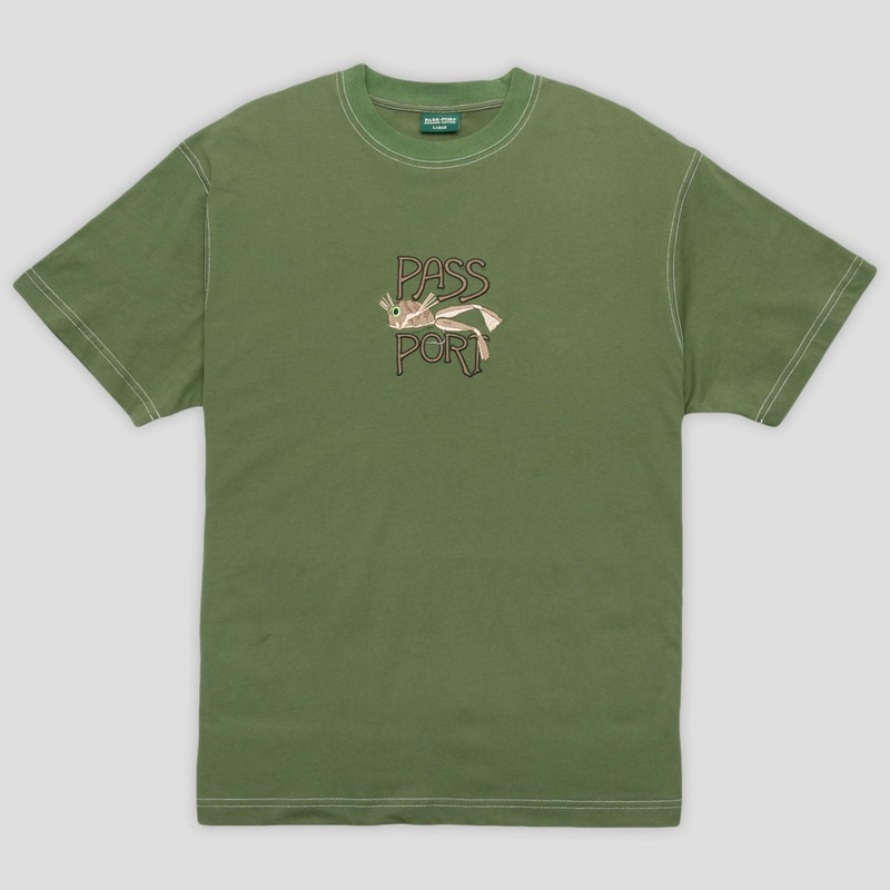 Frog Lure Organic Cotton Tee – Dark Olive