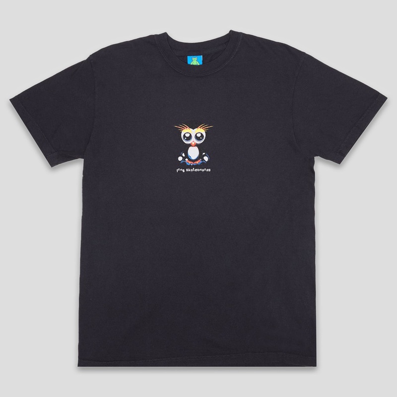 Frog Skateboards Tee Secret Penguin – Black