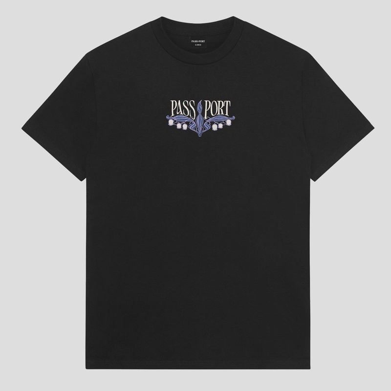 Lily of The Valley Tee – Black