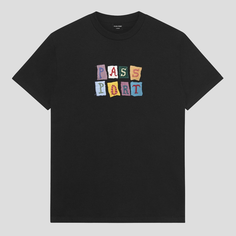 Patchwork Tee – Black