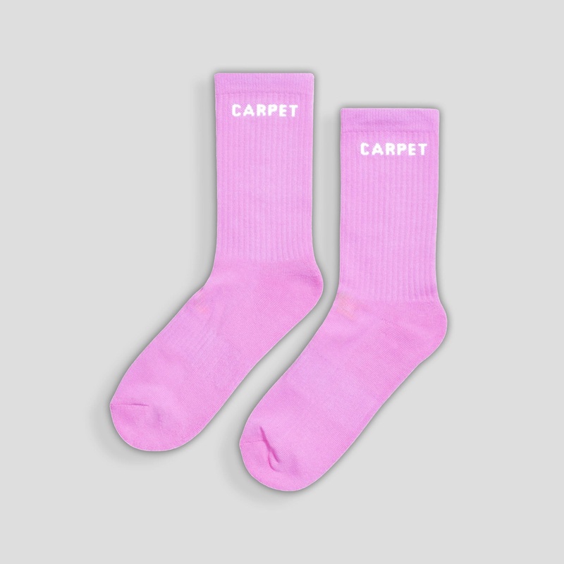 Carpet Company Carpet Sock – Pink