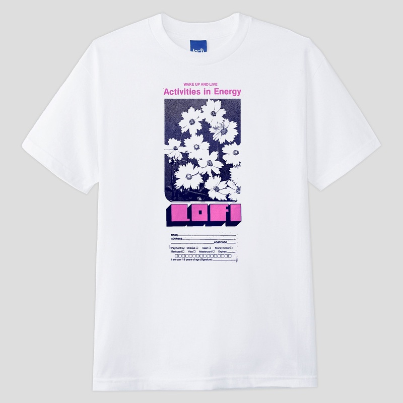 Lo-Fi Wake-Up Tee – White