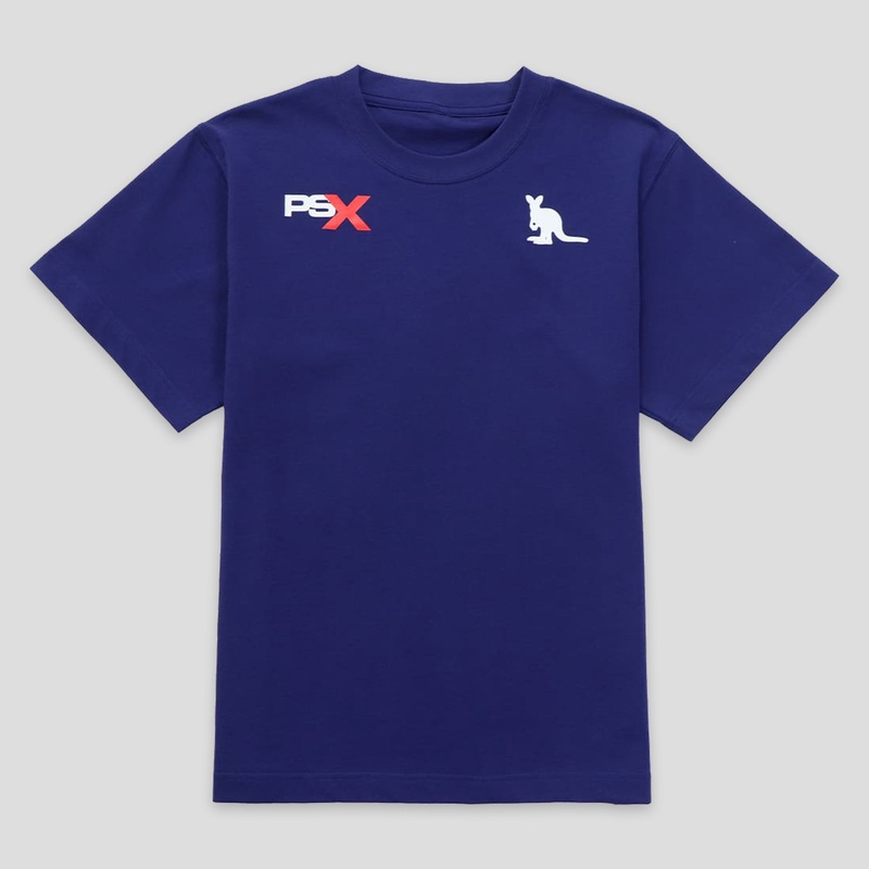 Pearls Skateboards Keel Tee – Deep Blue
