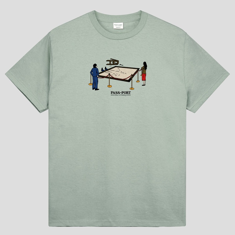 Store & Gallery Exclusive Art Handler Tee – Stonewash Green
