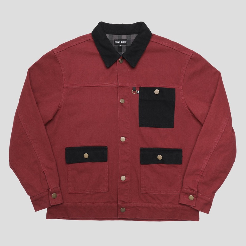 Workers Late Jacket – Brick Red