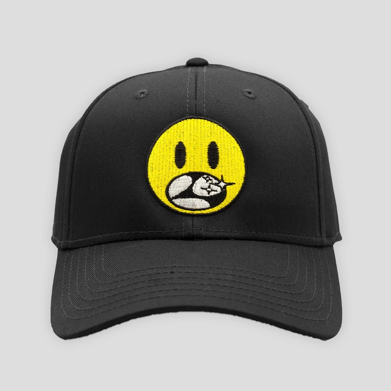 Limosine Smiley Hat – Black