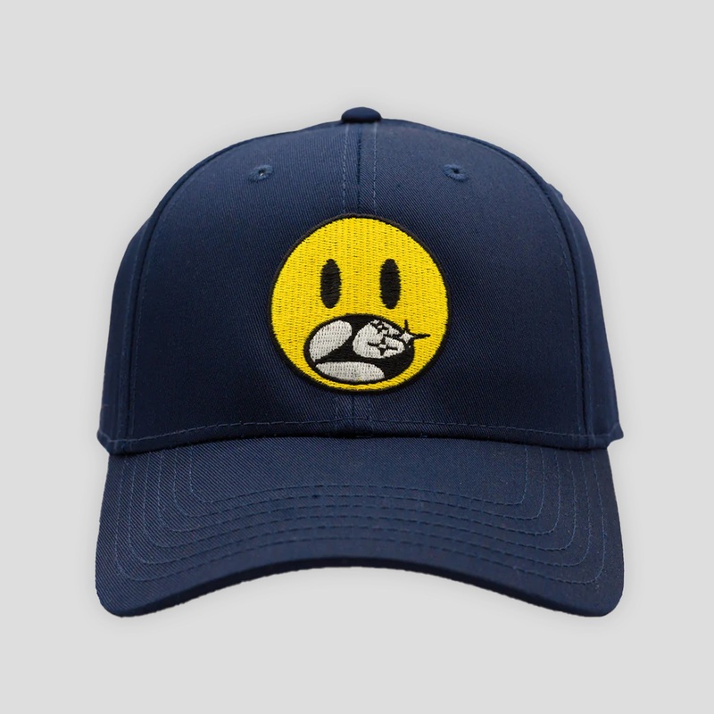 Limosine Smiley Hat – Navy