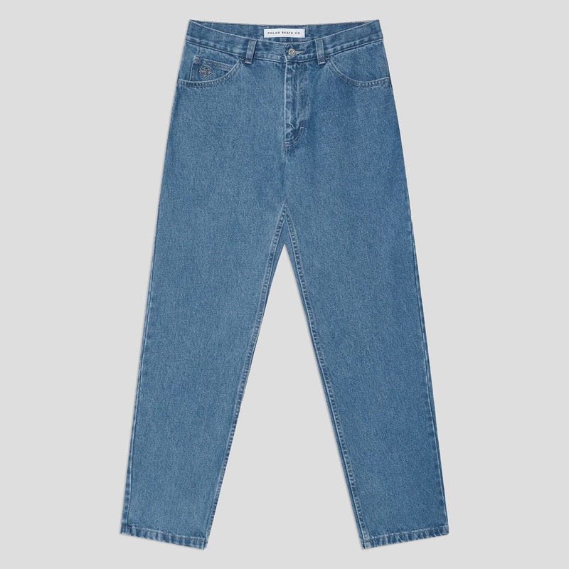 Polar Skate Co. ’89!’ Denim Pant – Mid Blue