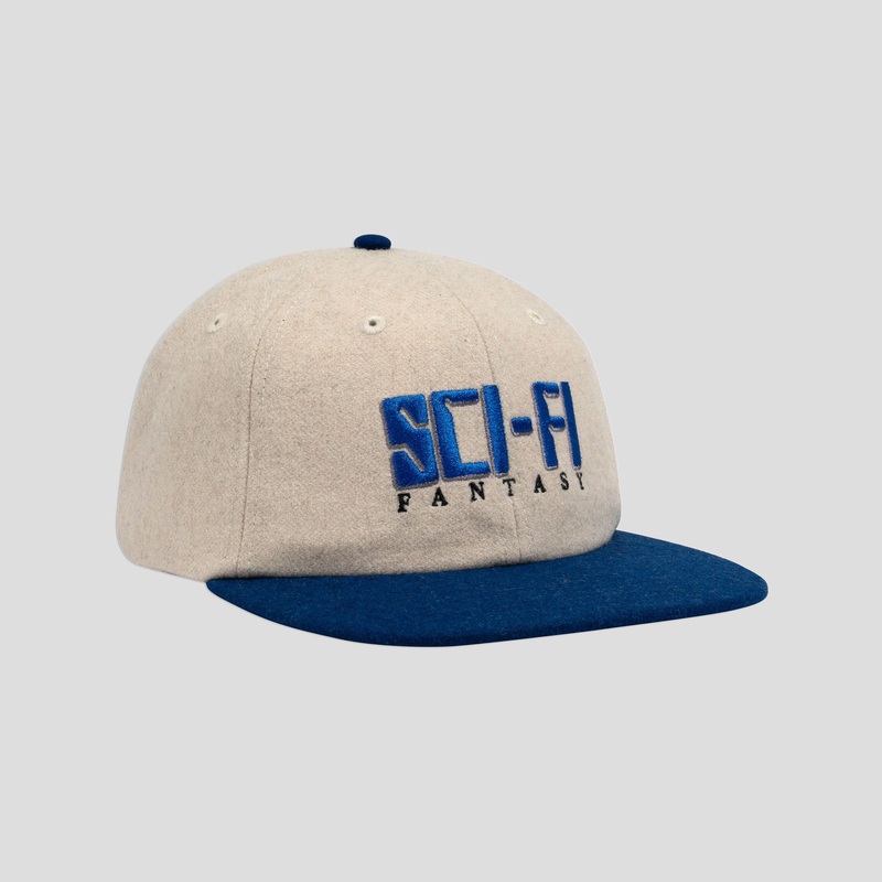Sci-Fi Fantasy Display Hat – Oatmeal / Blue