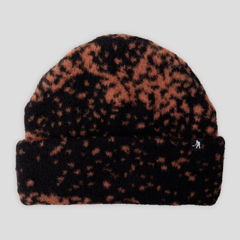 Cave~in Mohair Beanie – Black / Bronze