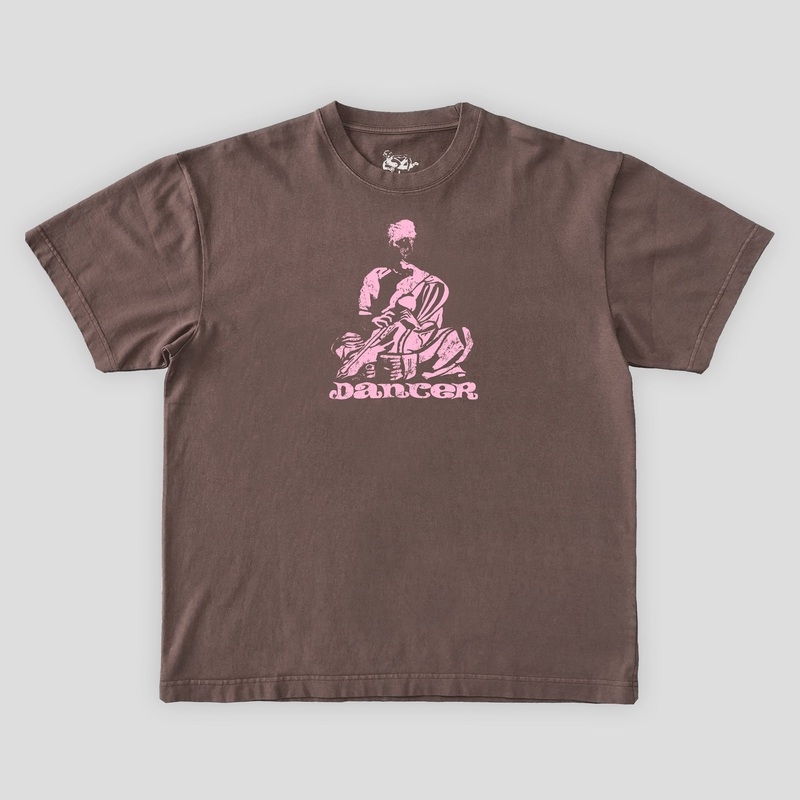 Dancer Snake Friend Tee – Brown