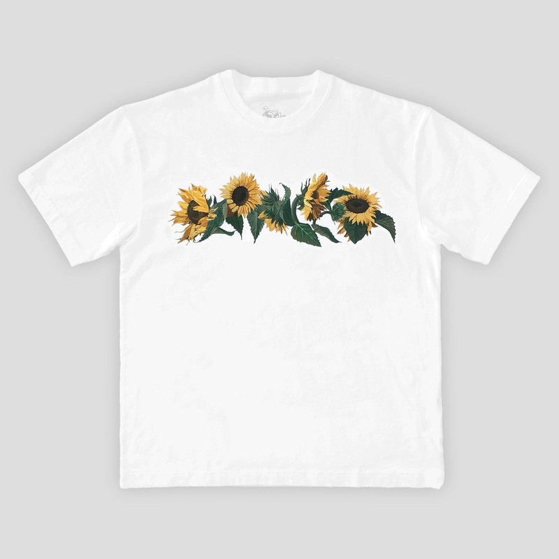 Dancer Sunflower Tee – White