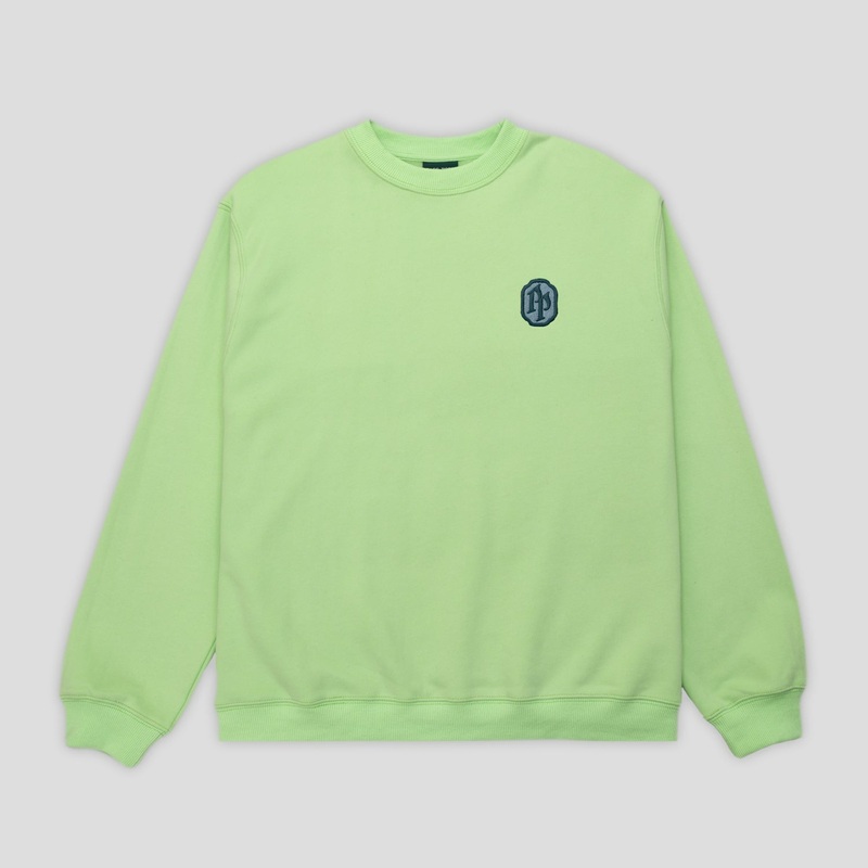 Emblematic Organic Fleece Sweater – Matcha