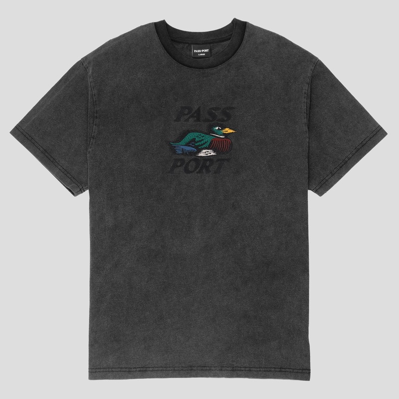 Fast Duck Tee – Black Acid