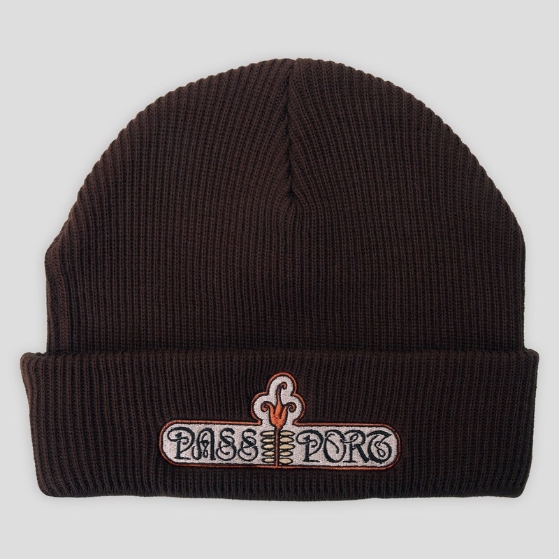 Gardenia Beanie – Choc Brown