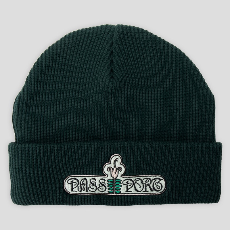 Gardenia Beanie – Forest Green