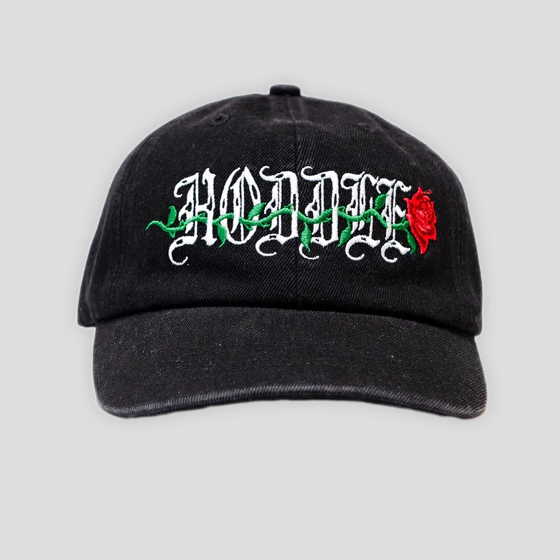 Hoddle Rose Cap – Black