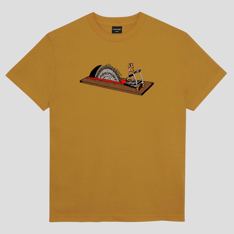 Keep Running Tee – Mustard