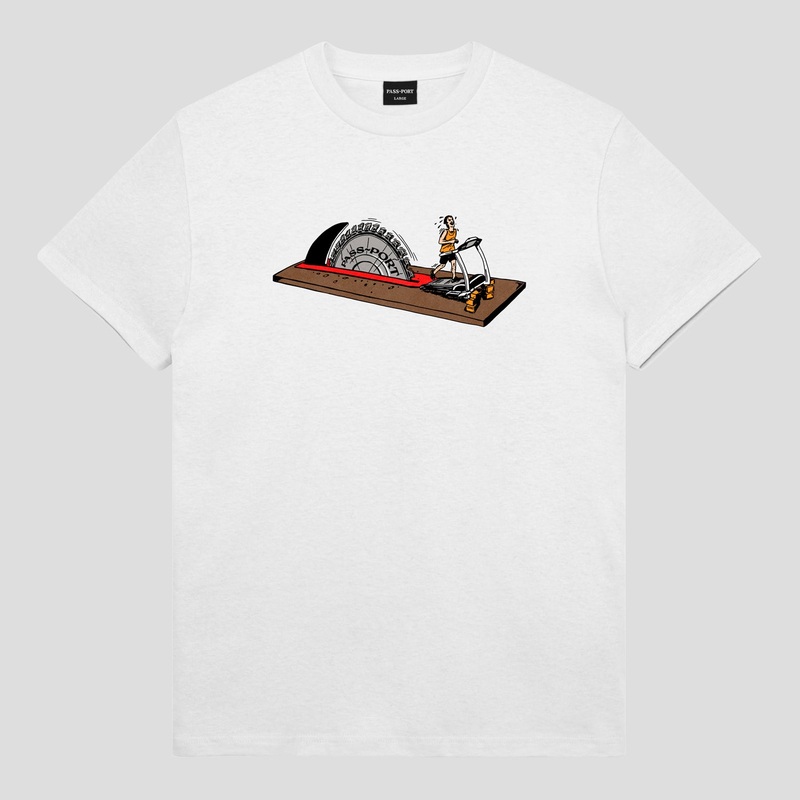 Keep Running Tee – White