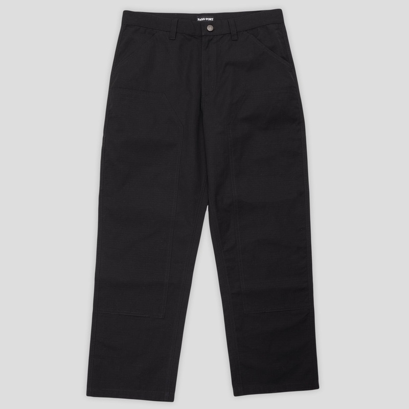 Ripstop Double Knee Diggers Club Pant – Black