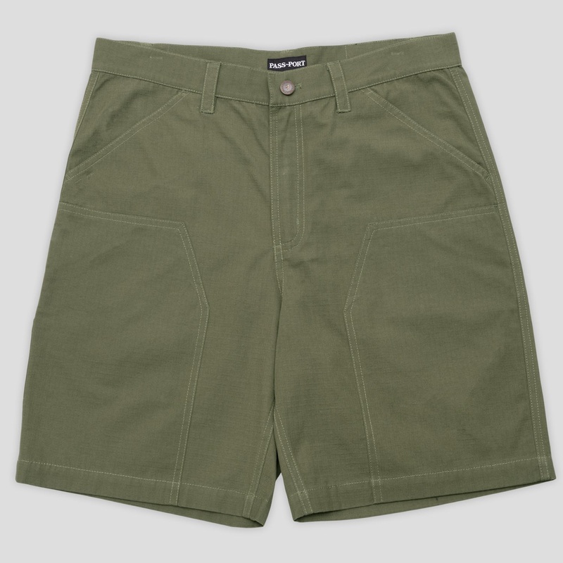 Ripstop Double Knee Diggers Club Short – Moss