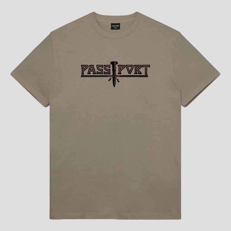Screwed Tee – Khaki