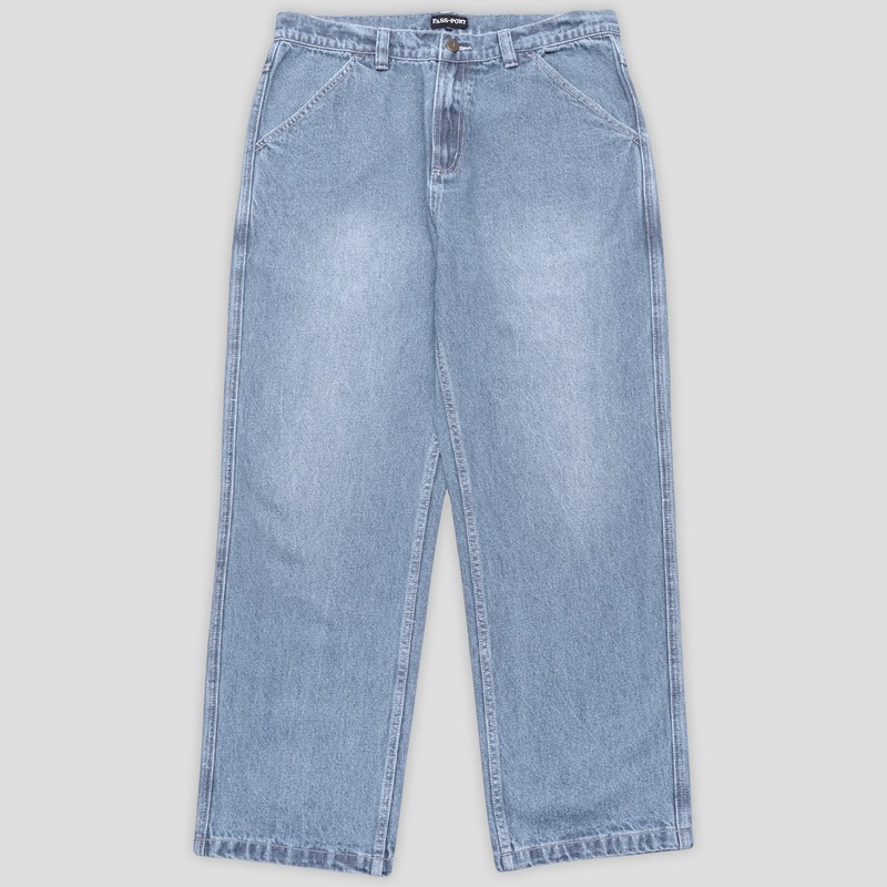 Workers Club Jean Pant – Faded Washed Light Indigo