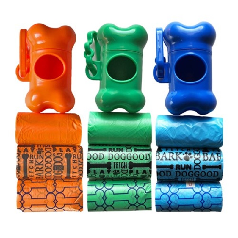 Clean Up Bags + Dispenser 3 Rolls / 60 Bags