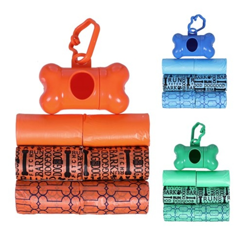 Clean Up Bags + Dispenser 6 Rolls / 120 Bags