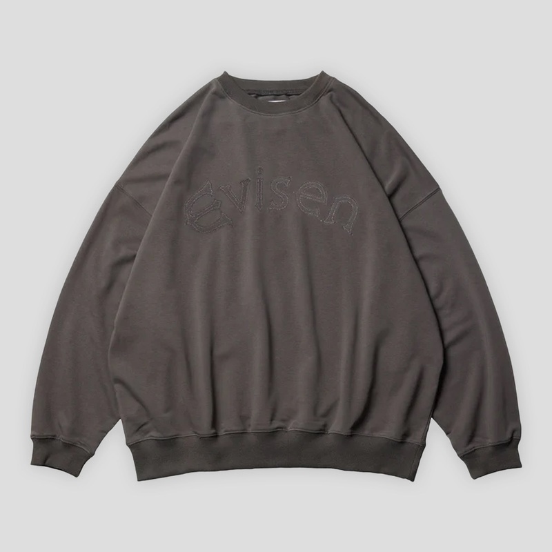 Evisen Indivisible Light Weight Crew – Charcoal