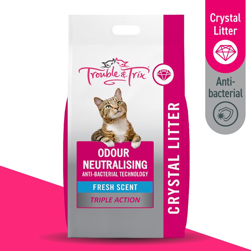 Trouble & Trix Crystal Litter 15L