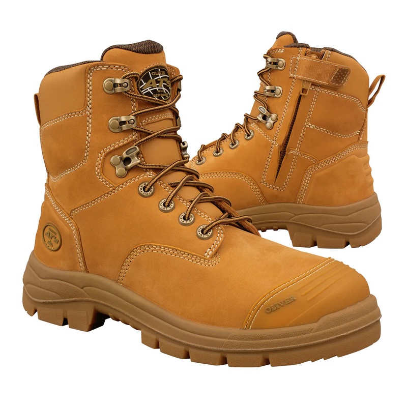 Oliver 150mm Wheat Zip Sided Boot AT-55 Series