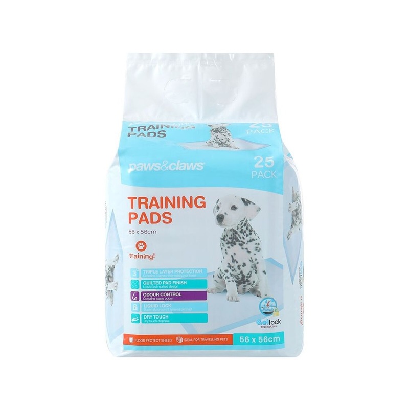 Training Pads 25PK Antibacterial 56x56cm