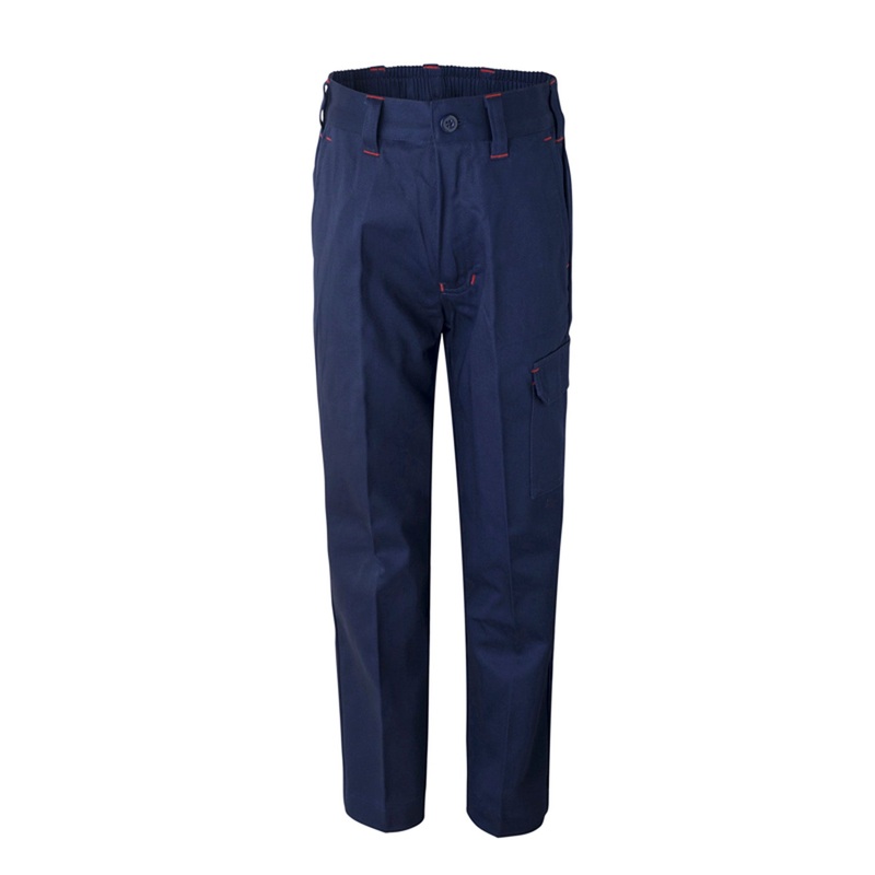 Kids Midweight Cargo Cotton Drill Trouser