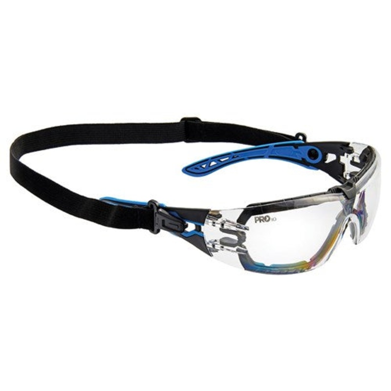 Proteus 5 Safety Glasses Clear Lens Spec and Gasket Combo
