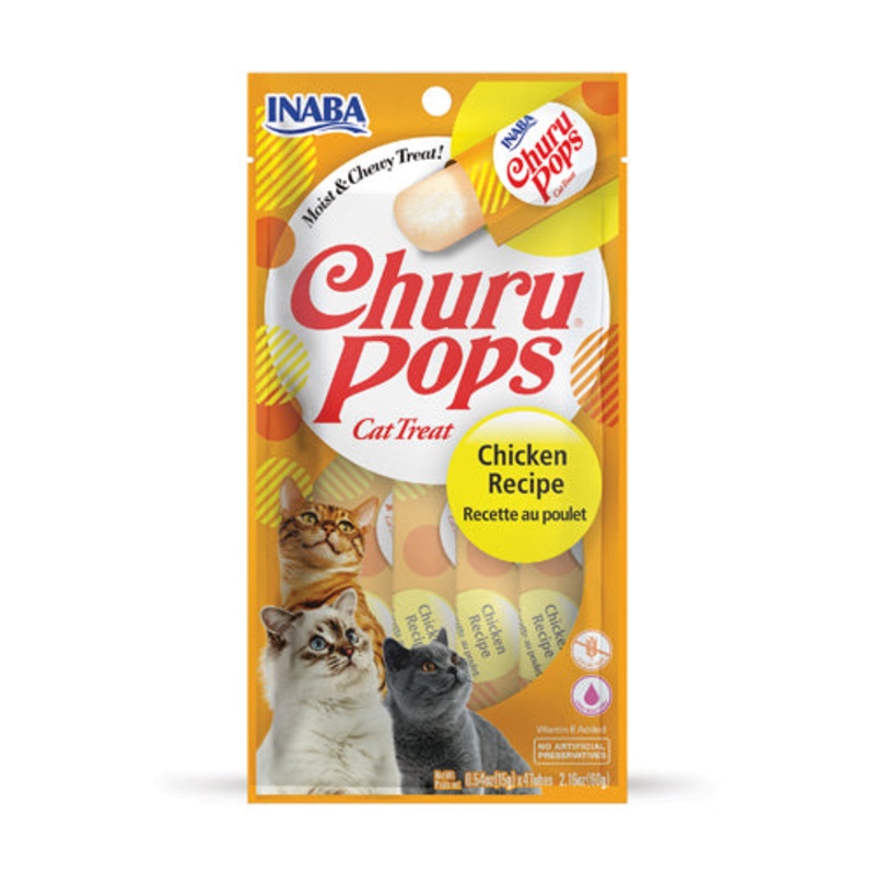 INABA Cat Churu Pops 4 Tubes