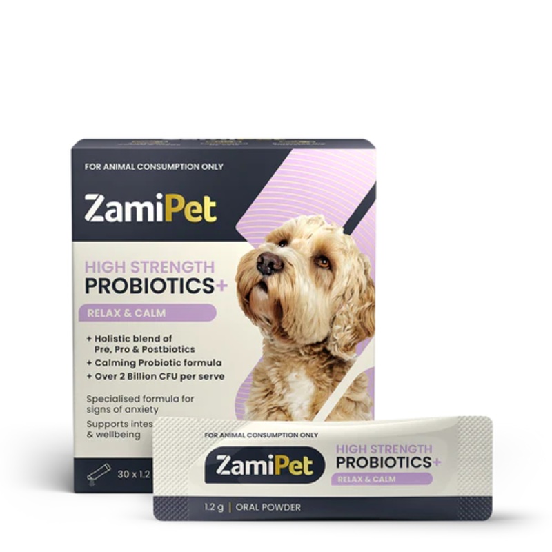 ZAMIPET High Strength Probiotics+ Relax and Calm