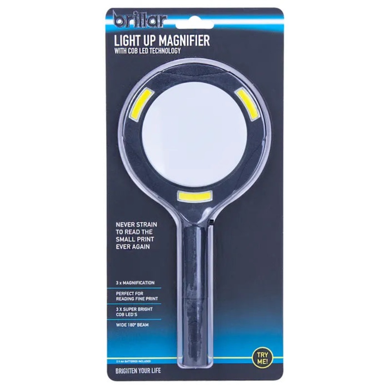 Brillar COB LED Lighted Magnifying Glass