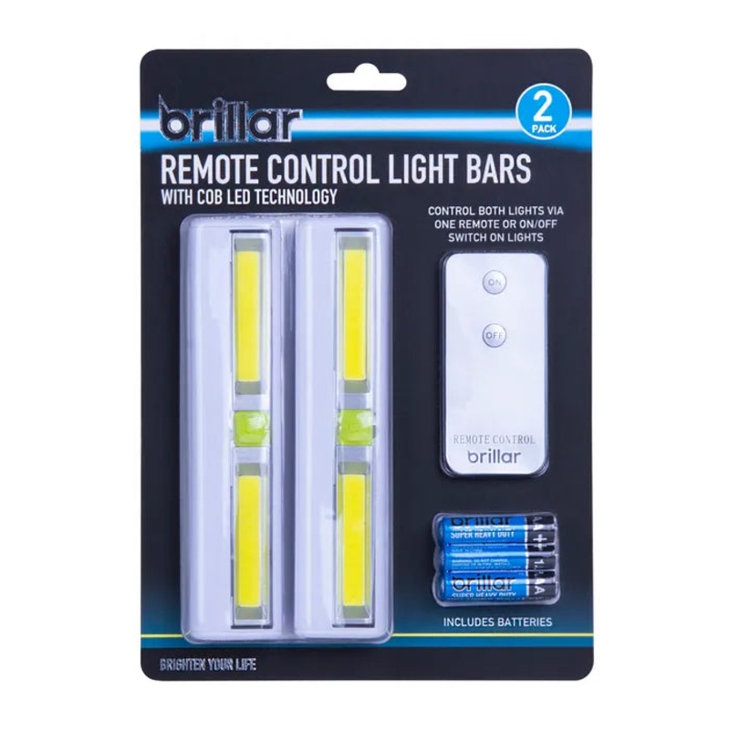 Brillar Magnetic 2 Bar Light With Remote Control