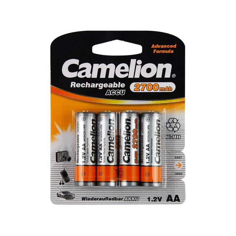 CAMELION Ni-MH AA Battery 2700mAh BP4