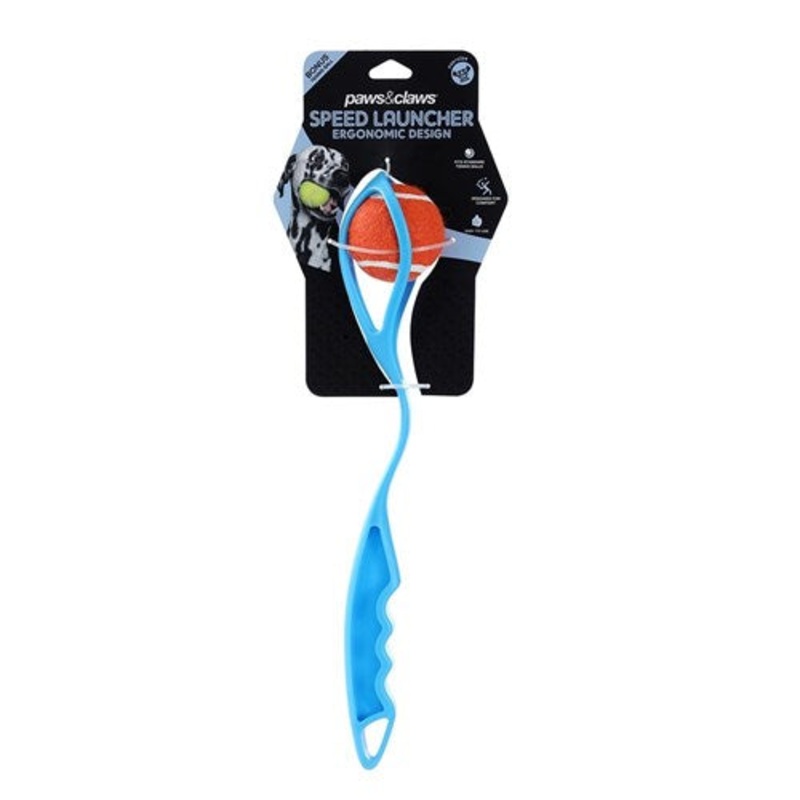 Ergonomic Ball Launcher 40x7cm Blue