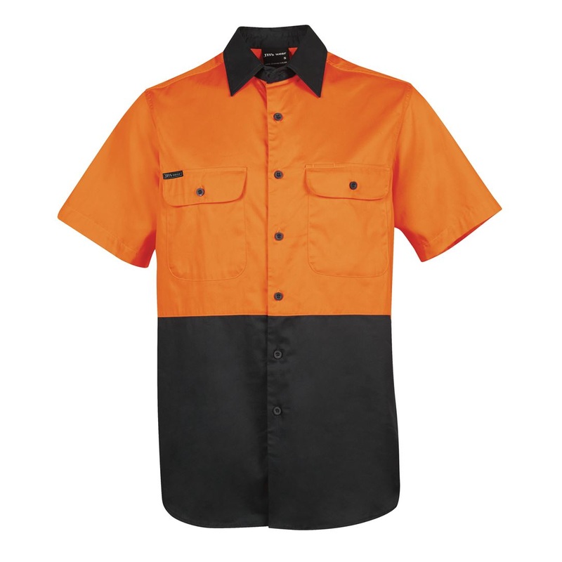 JB’s Wear High Vis Short Sleeve Shirt 150G