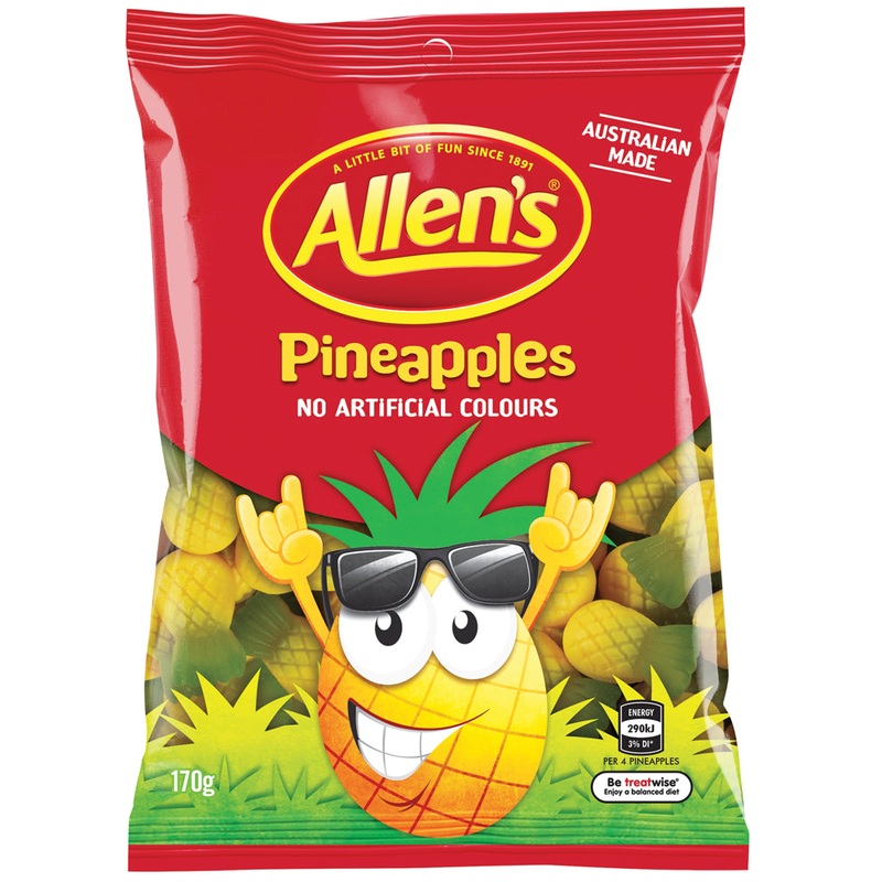 ALLENS Pineapples 170g