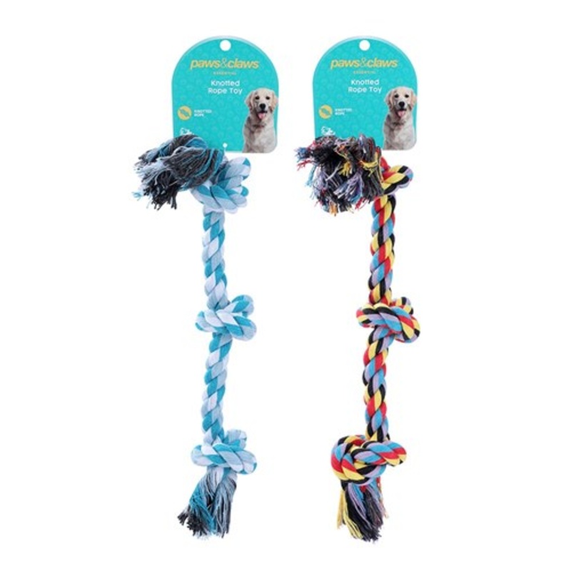 Knotted Rope Toy 35x  1.6cm (assorted)