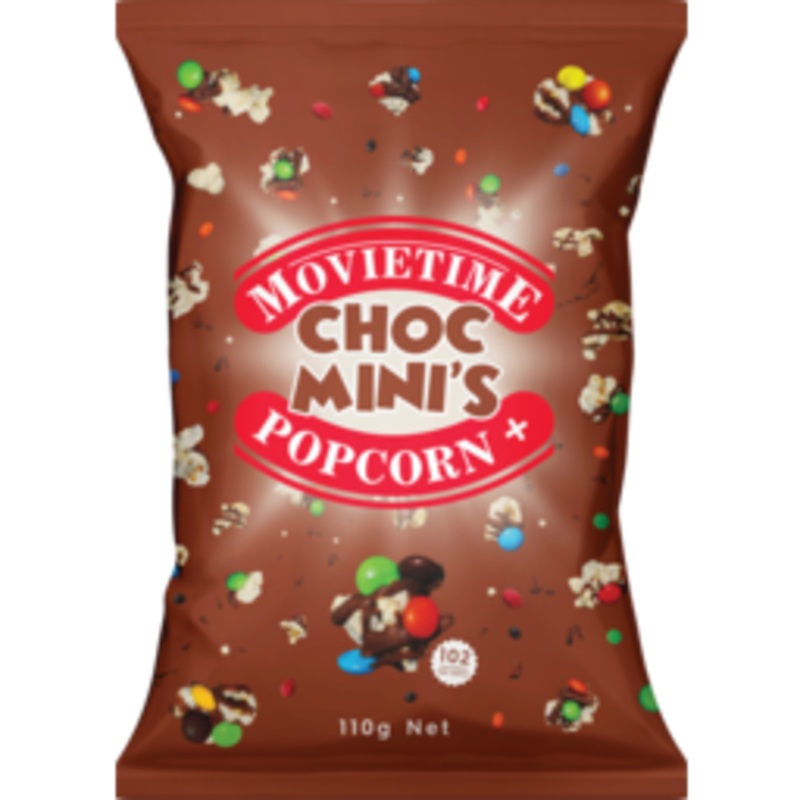 MOVIETIME Choc Minis Popcorn 110g